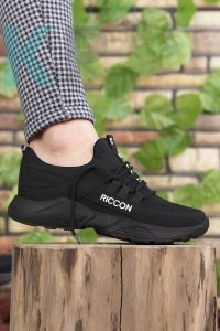 Riccon Unisex Siyah Sneaker 0012072 RCNWLG072